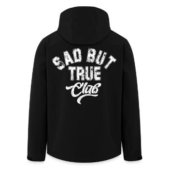 Traurig, aber wahr Club Grunge Athletic Sport Chart - Recycelte Männer Softshell-Jacke von Stanley/Stella - Schwarz - Hinten - AI Model Male 185 light (185cm)