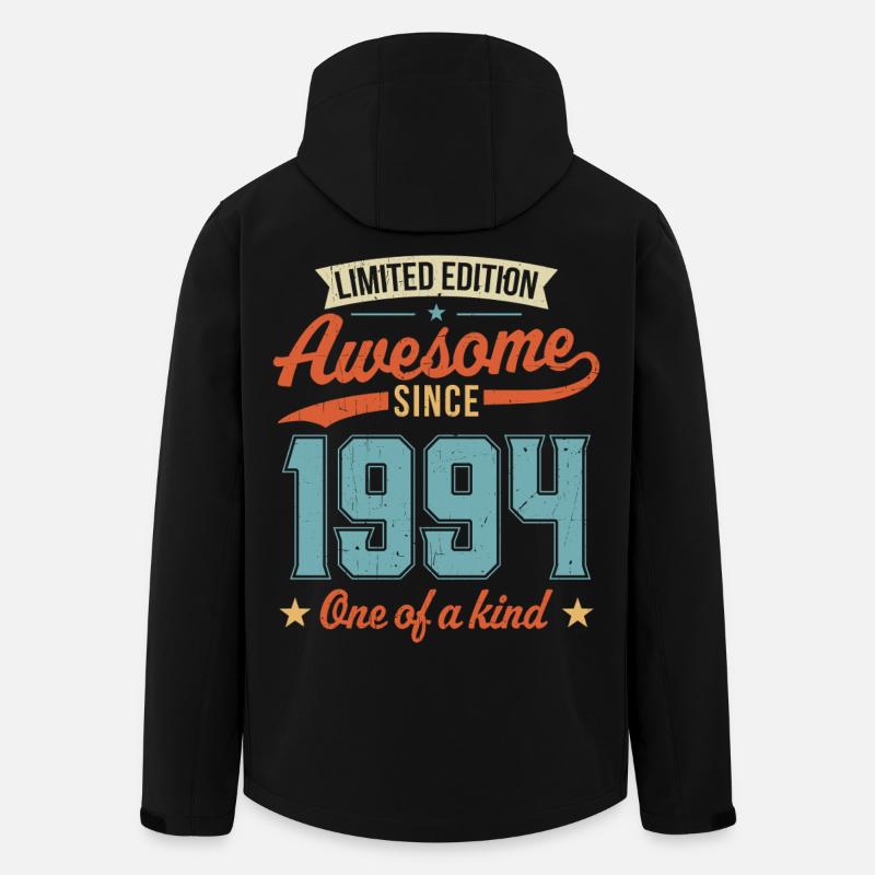 Awesome Since 1994 - Men’s Recycled Softshell Jacket by Stanley/Stella - black