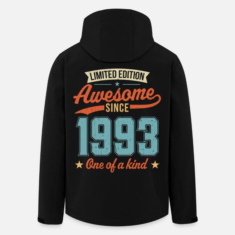 Awesome Since 1993 - Men’s Recycled Softshell Jacket by Stanley/Stella - black