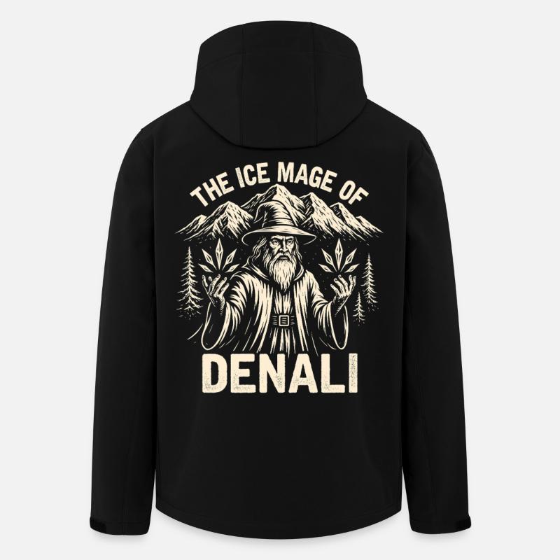 Mage de glace de Denali - Veste softshell homme en polyester recyclé Stanley/Stella - noir