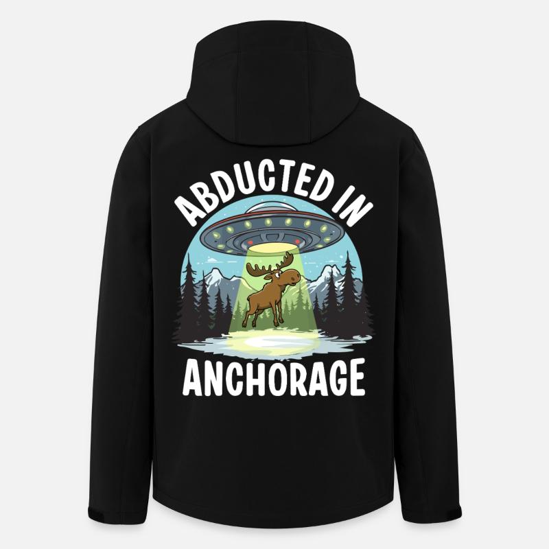 Kidnappé à Anchorage - Veste softshell homme en polyester recyclé Stanley/Stella - noir