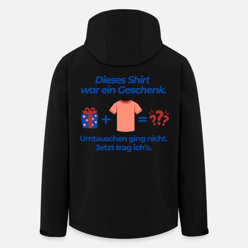 Dieses Shirt war ein Geschenk - Recycelte Männer Softshell-Jacke von Stanley/Stella - Schwarz