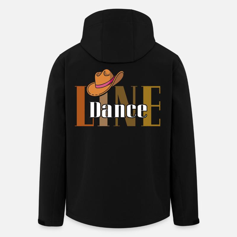 LineDance Cowboy Hut - Recycelte Männer Softshell-Jacke von Stanley/Stella - Schwarz