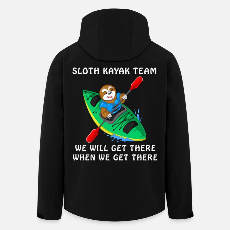 Équipe de kayak paresseux - Veste softshell homme en polyester recyclé Stanley/Stella - noir