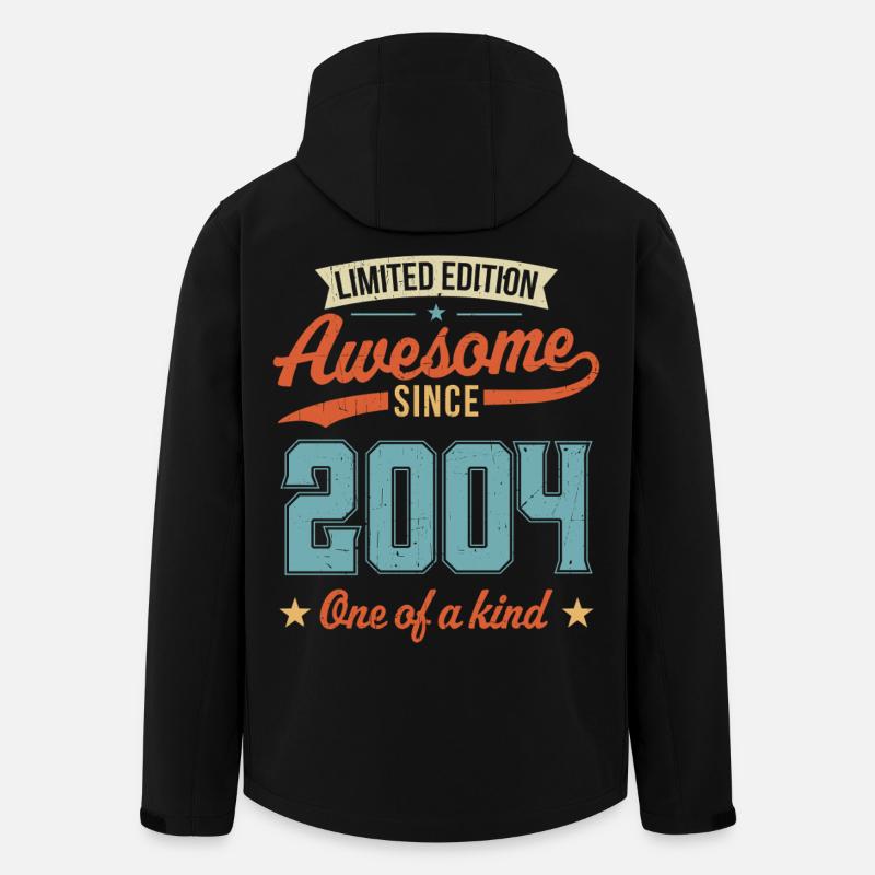 Awesome Since 2004 - Men’s Recycled Softshell Jacket by Stanley/Stella - black