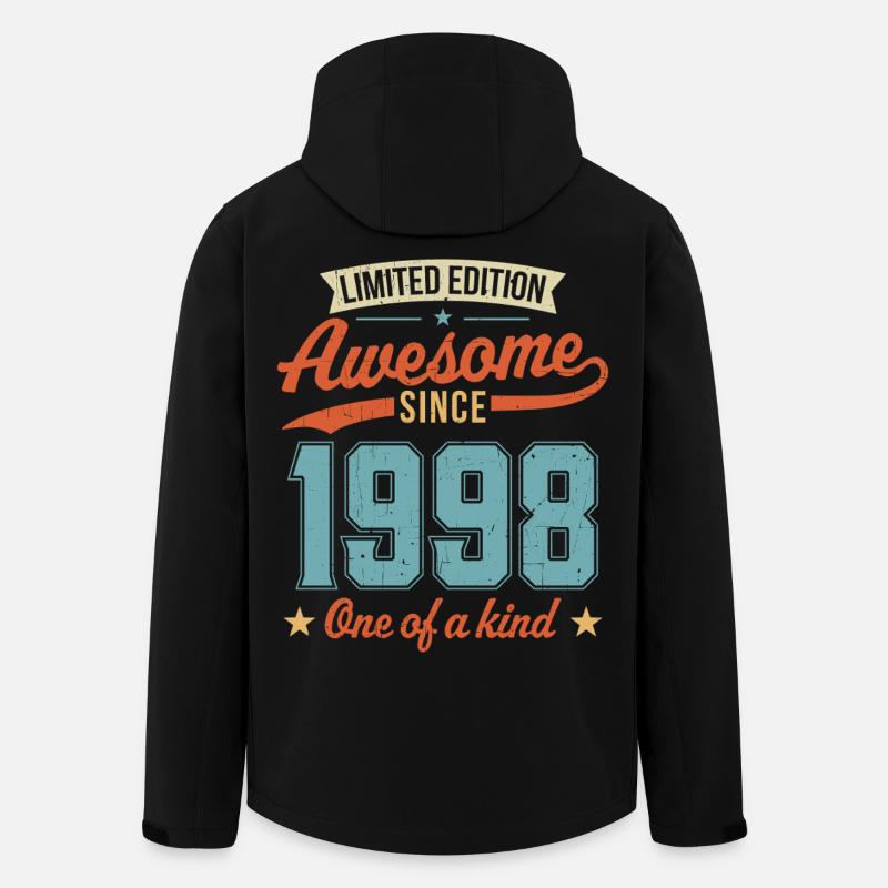 Awesome Since 1998 - Men’s Recycled Softshell Jacket by Stanley/Stella - black