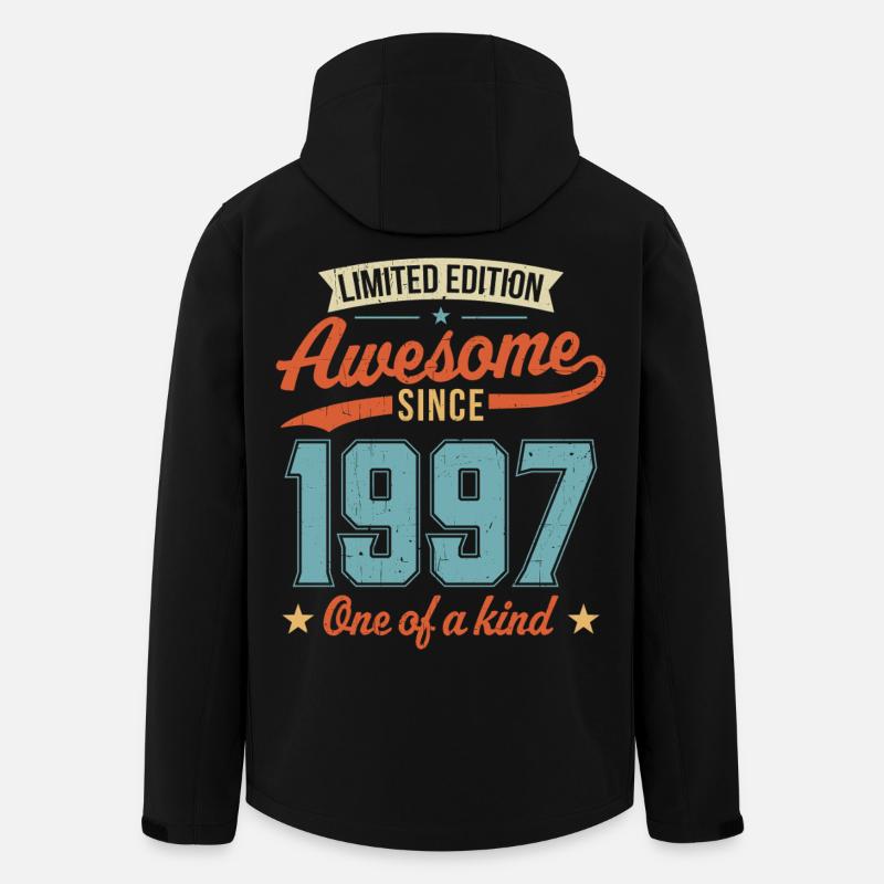 Awesome Since 1997 - Men’s Recycled Softshell Jacket by Stanley/Stella - black