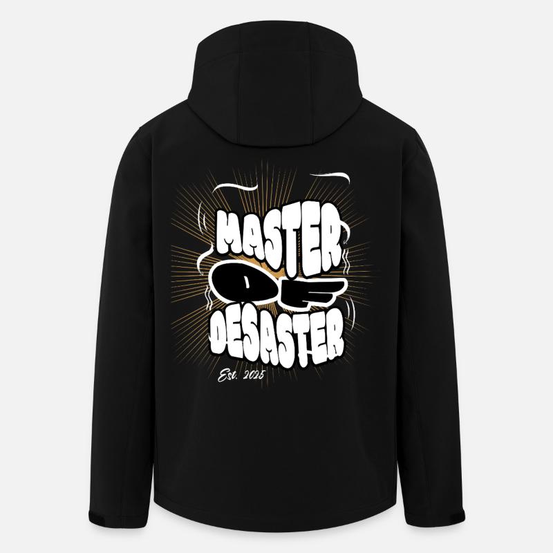 Master of Desaster - Recycelte Männer Softshell-Jacke von Stanley/Stella - Schwarz