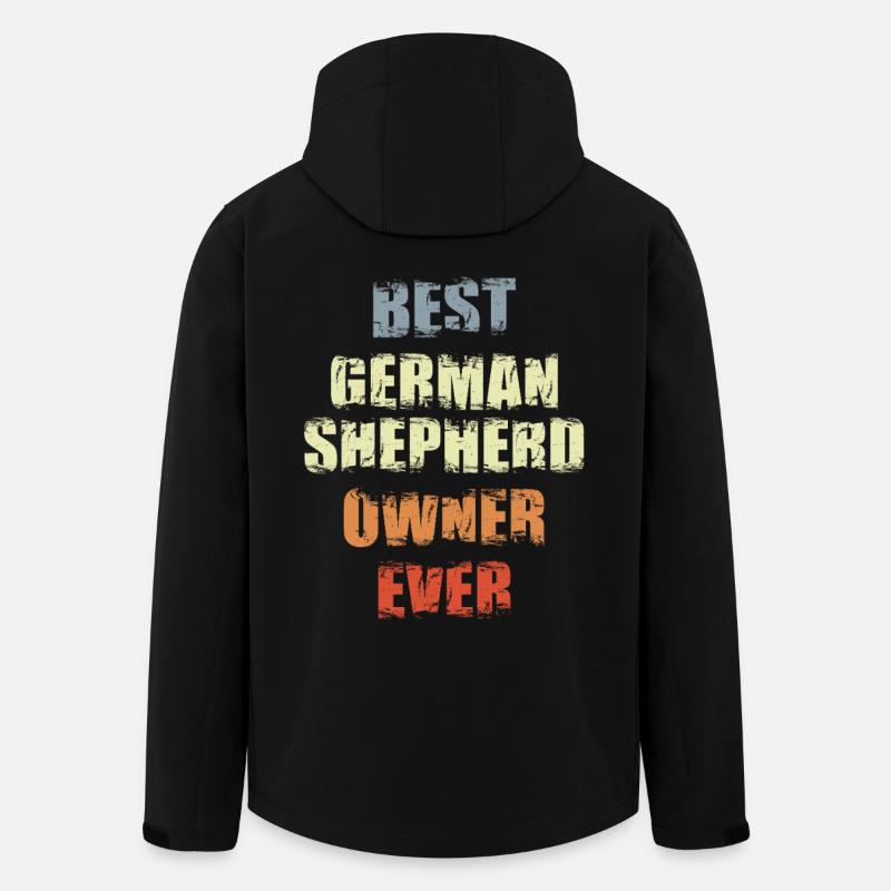 Best German Shepherd owner ever - Men’s Recycled Softshell Jacket by Stanley/Stella - black