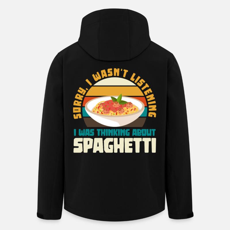 Spaghetti Réflexion Pause Rétro - Veste softshell homme en polyester recyclé Stanley/Stella - noir