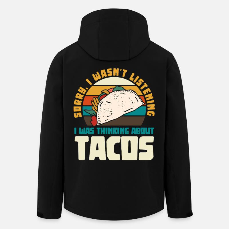 Später Taco Gedankengang Retro Design - Recycelte Männer Softshell-Jacke von Stanley/Stella - Schwarz