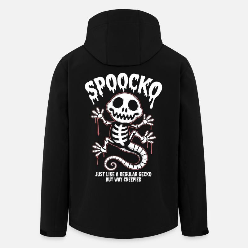 Spooky Skeleton Halloween - Recycelte Männer Softshell-Jacke von Stanley/Stella - Schwarz