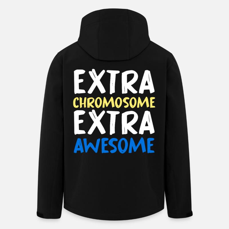 Chromosome supplémentaire extra génial - Veste softshell homme en polyester recyclé Stanley/Stella - noir