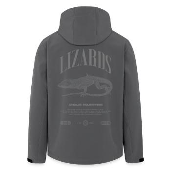 Chevalier cubain Anole Gardien de reptiles Lézard - Veste softshell homme en polyester recyclé Stanley/Stella - noir - Dos - AI Model Male 185 light (185cm)
