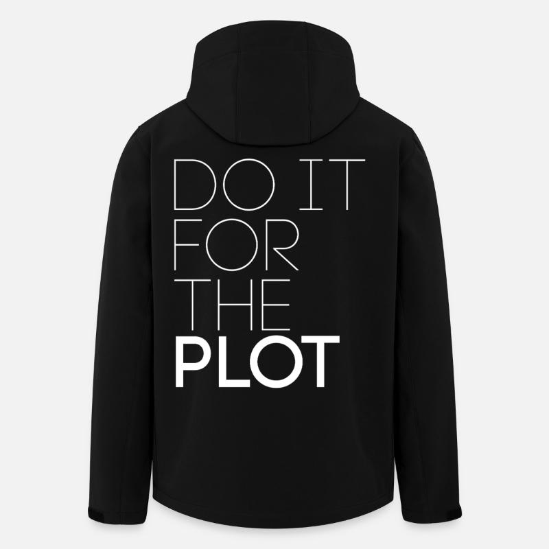 Faites-le pour l’intrigue - Motivation - Veste softshell homme en polyester recyclé Stanley/Stella - noir
