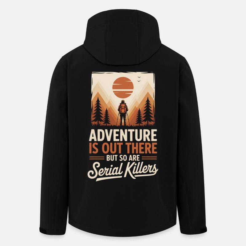 Sunset Walker Adventure Trail - Men’s Recycled Softshell Jacket by Stanley/Stella - black