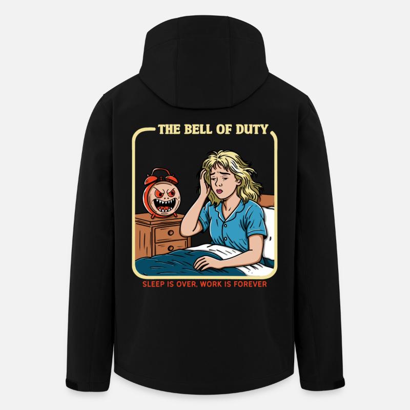 Die Glocke der Pflicht - Recycelte Männer Softshell-Jacke von Stanley/Stella - Schwarz