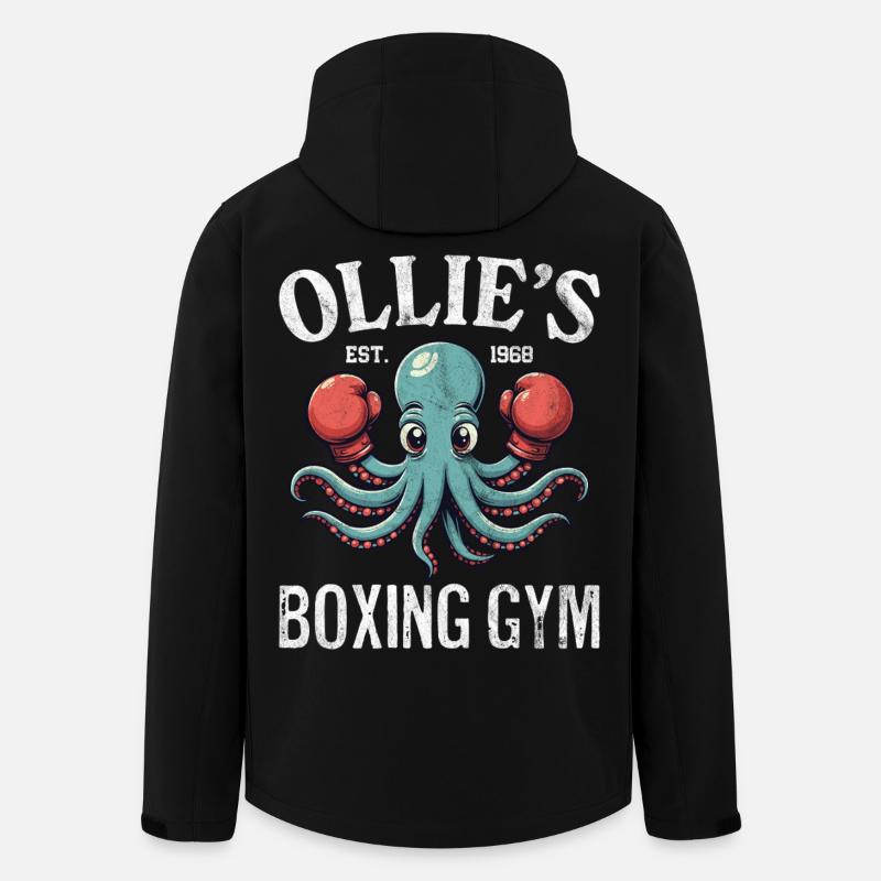 Ollies Boxhalle - Recycelte Männer Softshell-Jacke von Stanley/Stella - Schwarz