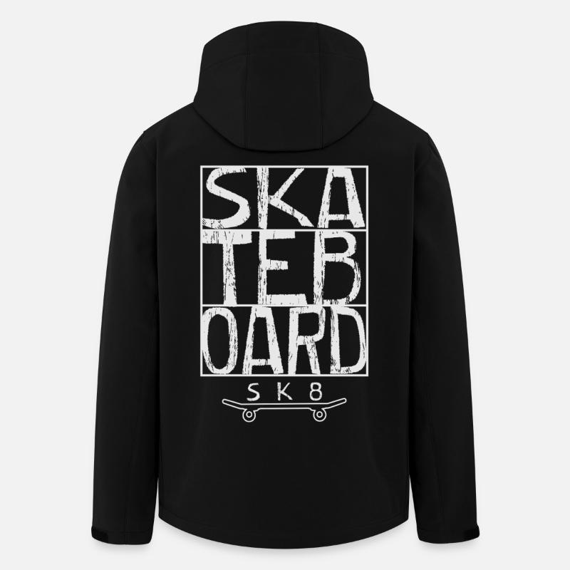 Skateboard - Recycelte Männer Softshell-Jacke Discoverer von Stanley/Stella - Schwarz