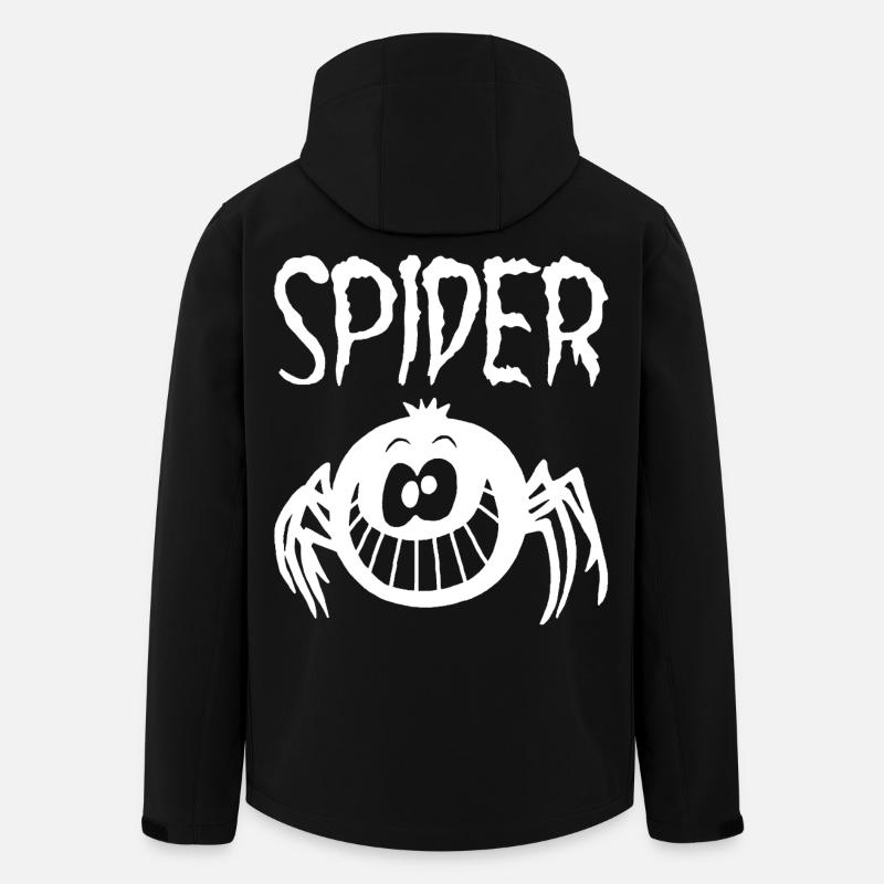 Fun Black Spider - Men’s Recycled Softshell Jacket by Stanley/Stella - black