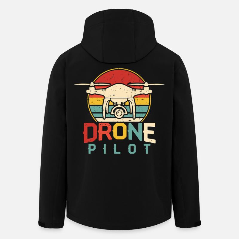 Drone - Men’s Recycled Softshell Jacket by Stanley/Stella - black