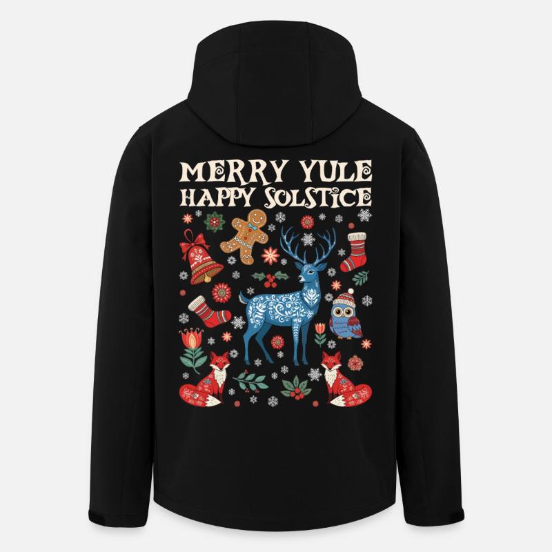 Joyeux Noël Joyeux Noël - Veste softshell homme en polyester recyclé Stanley/Stella - noir