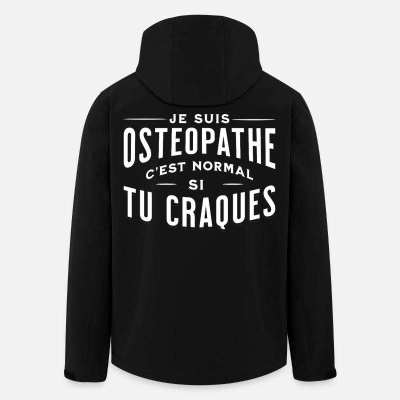 I am an osteopath - Men’s Recycled Softshell Jacket by Stanley/Stella - black