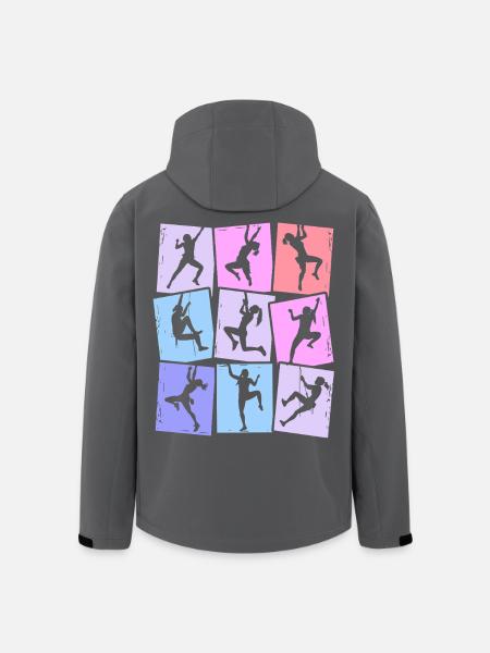 Klettern Berge Kletterer Bouldern Damen Mädchen - Recycelte Männer Softshell-Jacke von Stanley/Stella - Schwarz