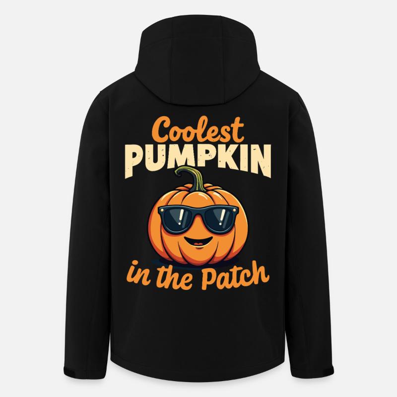 Coolest Pumpkin in the Patch - Men’s Recycled Softshell Jacket by Stanley/Stella - black