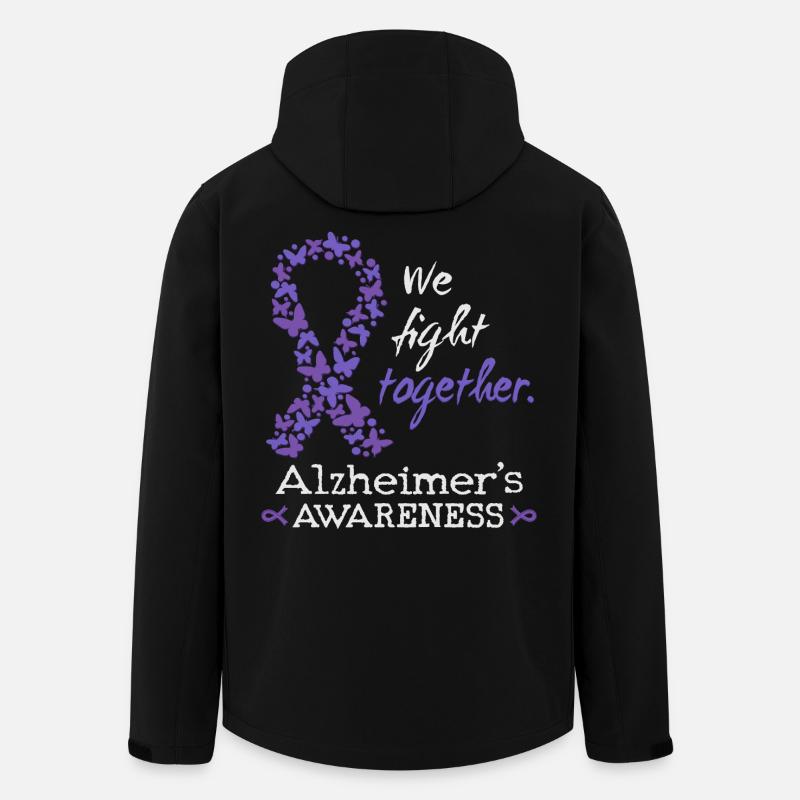Strong together against Alzheimer's - Men’s Recycled Softshell Jacket by Stanley/Stella - black