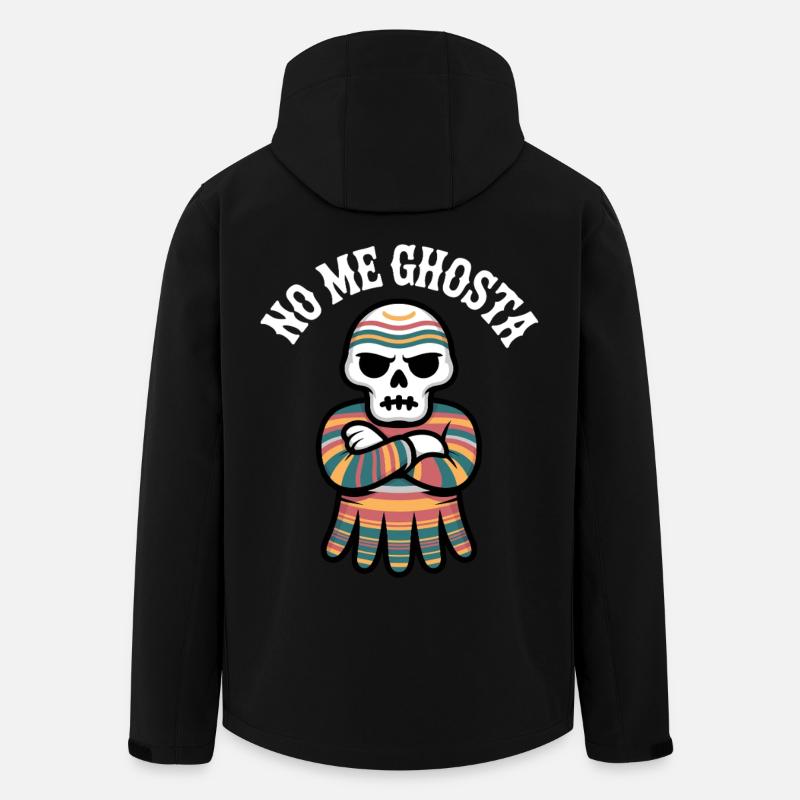 No Me Gusta Calavera Poncho - Veste softshell homme en polyester recyclé Stanley/Stella - noir