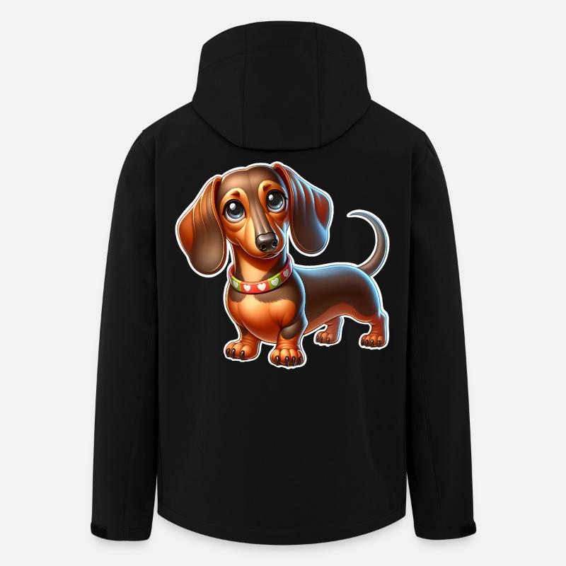 Teckel - Veste softshell homme en polyester recyclé Stanley/Stella - noir