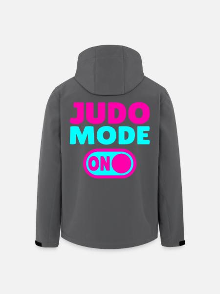 Judo Mode ON – Stärke, Disziplin & Kampfgeist - Veste softshell homme en polyester recyclé Stanley/Stella - noir