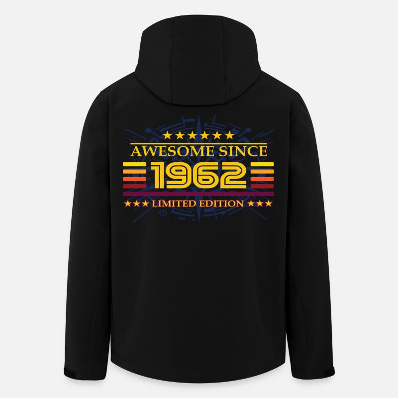 Awesome since 1962 Limited Edition - Men’s Recycled Softshell Jacket by Stanley/Stella - black