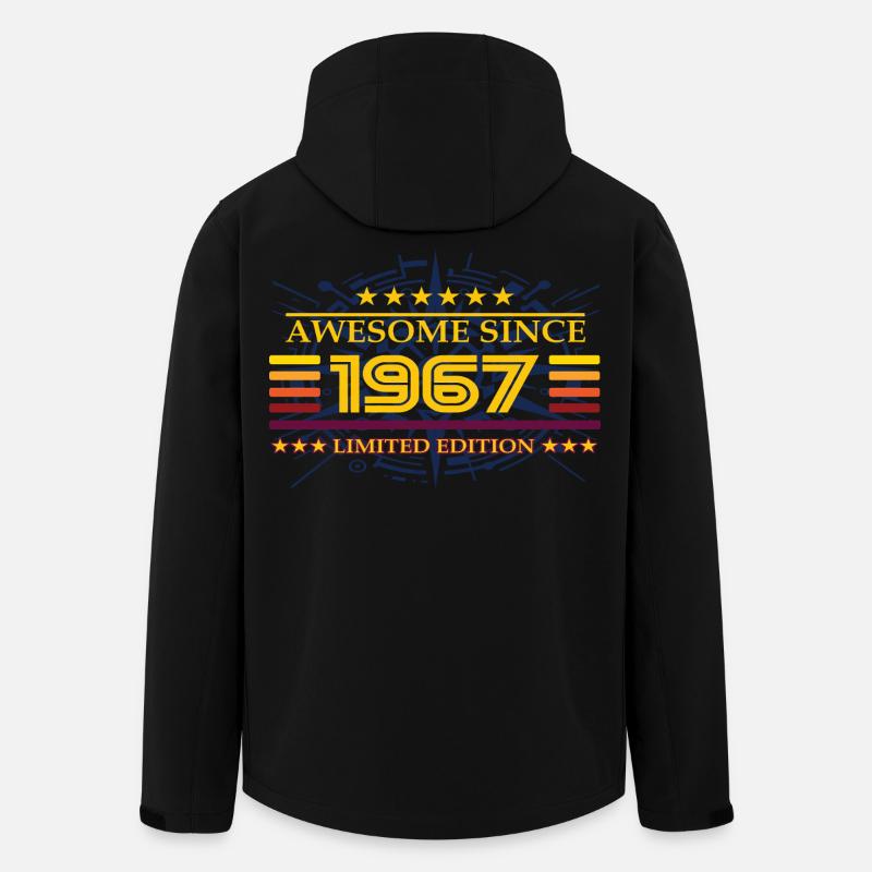 Awesome since 1967 Limited Edition - Men’s Recycled Softshell Jacket by Stanley/Stella - black