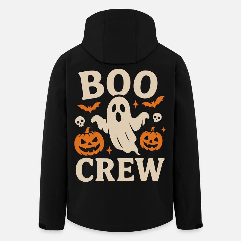 Boo Crew Halloween  - Recycelte Männer Softshell-Jacke von Stanley/Stella - Schwarz