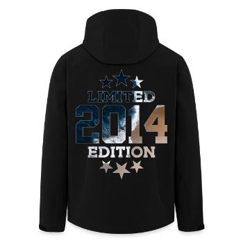 ÉDITION LIMITÉE 2014 12E ANNIVERSAIRE - Veste softshell homme en polyester recyclé Stanley/Stella - noir - Dos - AI Model Male 185 light (185cm)