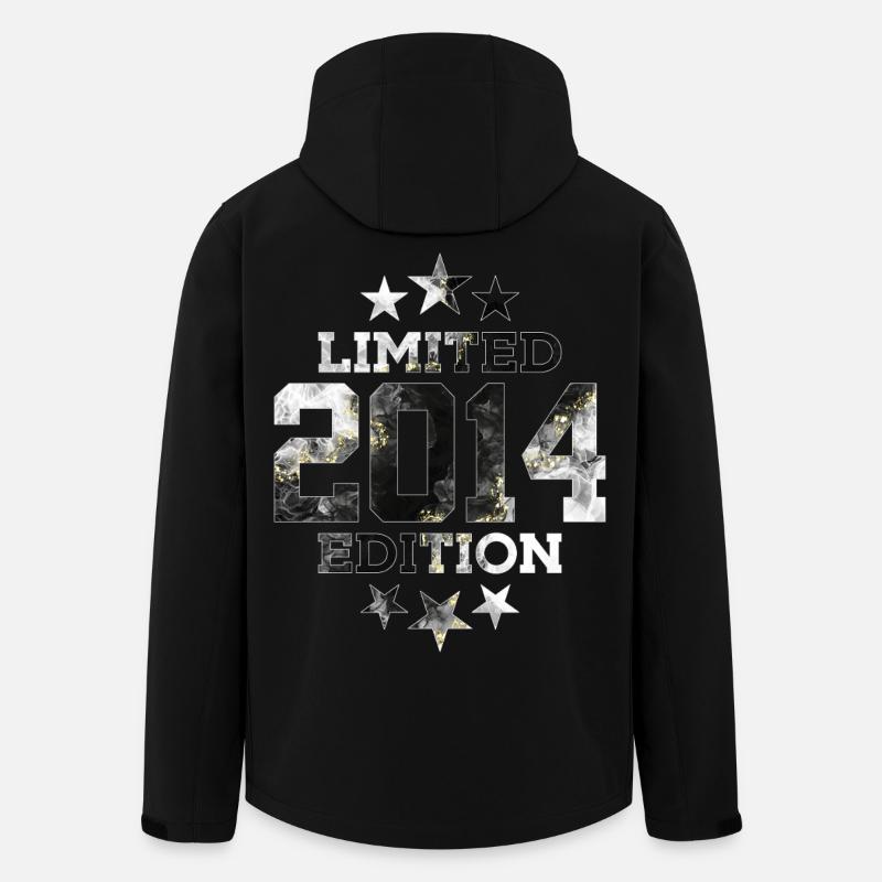 ÉDITION LIMITÉE 2014 12E ANNIVERSAIRE - Veste softshell homme en polyester recyclé Stanley/Stella - noir