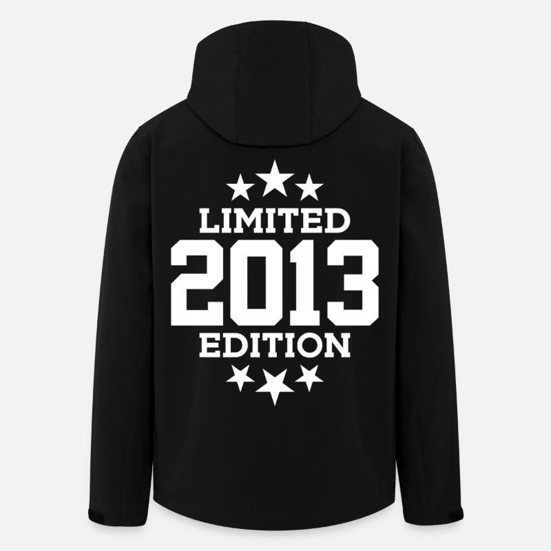 LIMITED EDITION 2013 13TH BIRTHDAY - Men’s Recycled Softshell Jacket by Stanley/Stella - black