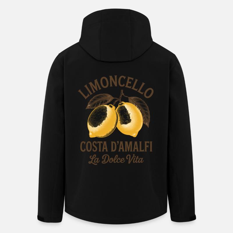 Limoncello Costa d’Amalfi La Dolce Vita - Veste softshell homme en polyester recyclé Stanley/Stella - noir