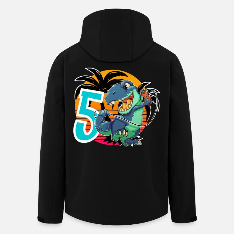 5 T Rex - Veste softshell homme en polyester recyclé Stanley/Stella - noir