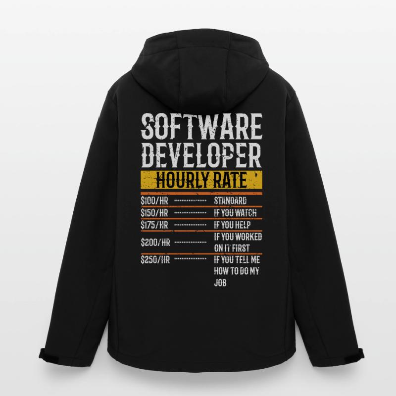 Software Developer Hourly Rate Software Developer Men’s Recycled Softshell Jacket by Stanley/Stella
