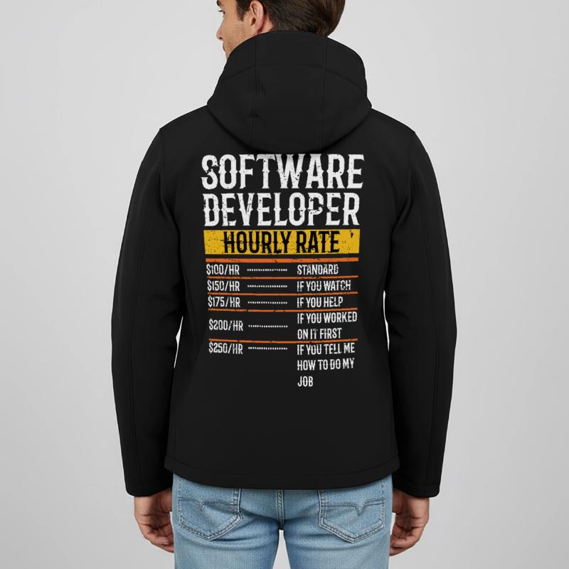 Software Developer Hourly Rate Software Developer Men’s Recycled Softshell Jacket by Stanley/Stella