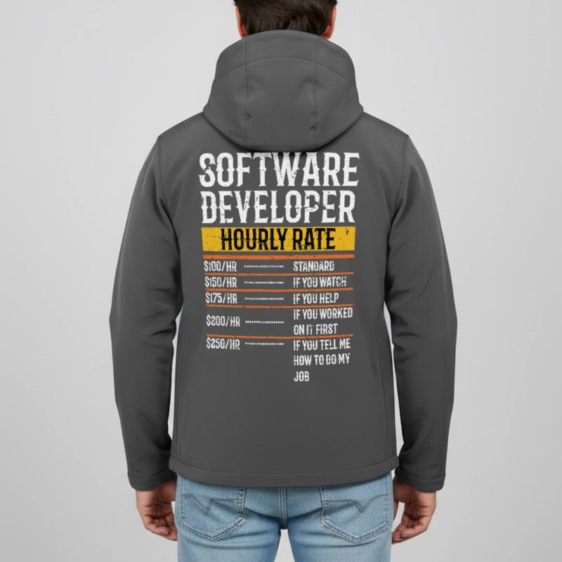 Software Developer Hourly Rate Software Developer Men’s Recycled Softshell Jacket Discoverer by Stanley/Stella