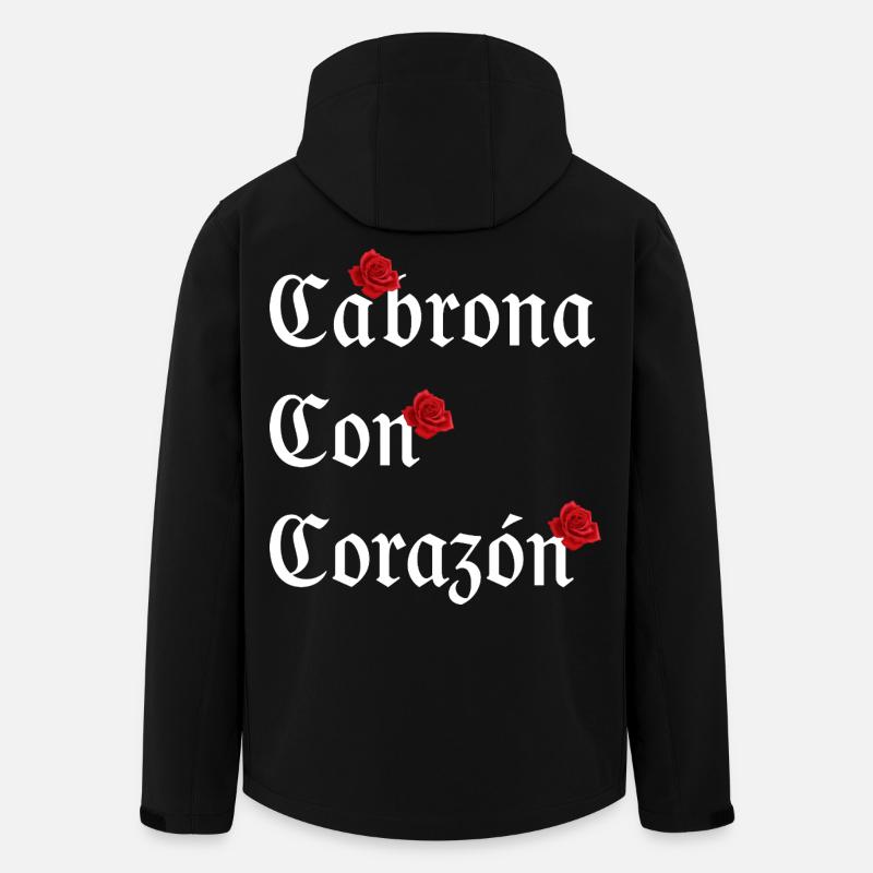 Gothic Rose Mexico - Men’s Recycled Softshell Jacket by Stanley/Stella - black