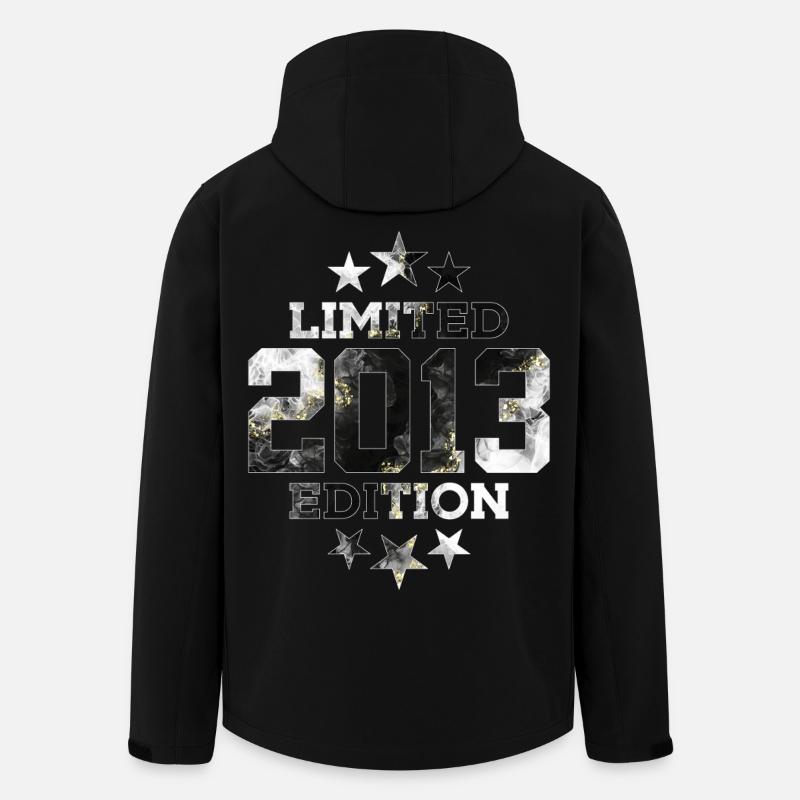LIMITED EDITION 2013 13. GEBURTSTAG - Recycelte Männer Softshell-Jacke von Stanley/Stella - Schwarz