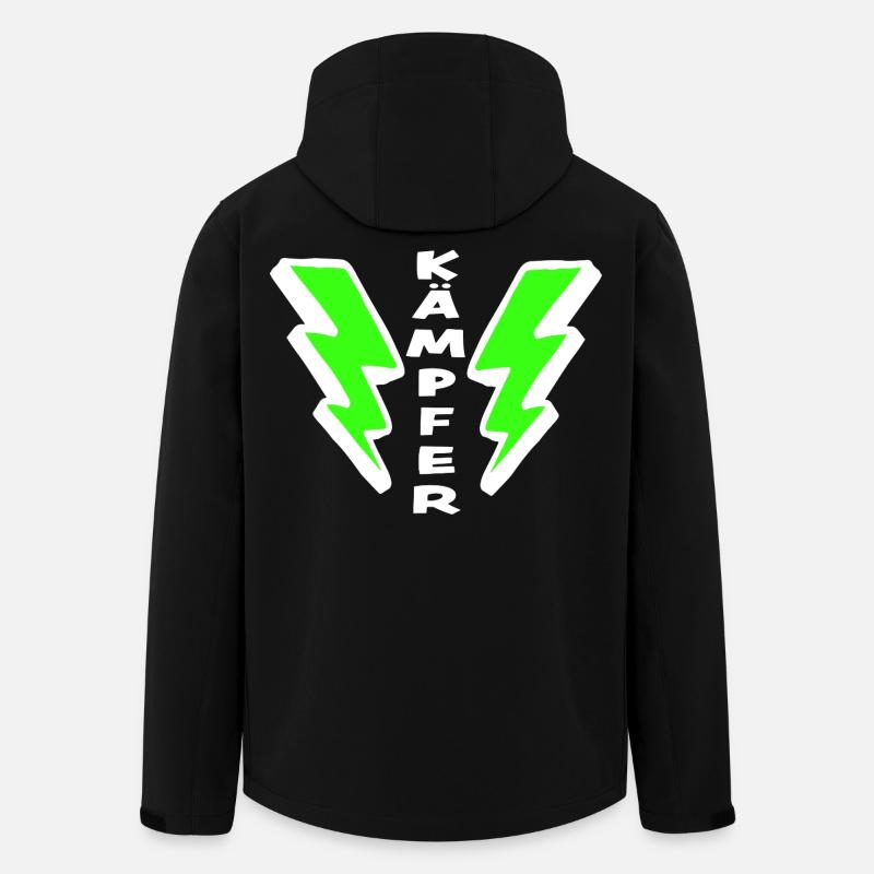 Fighter - Men’s Recycled Softshell Jacket by Stanley/Stella - black