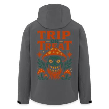Tripper ou traiter le monstre champignon psychédélique - Veste softshell homme en polyester recyclé Stanley/Stella - noir - Dos - AI Model Male 185 light (185cm)