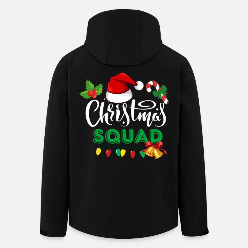 Équipe de Noël, Épouser Noël - Veste softshell homme en polyester recyclé Stanley/Stella - noir