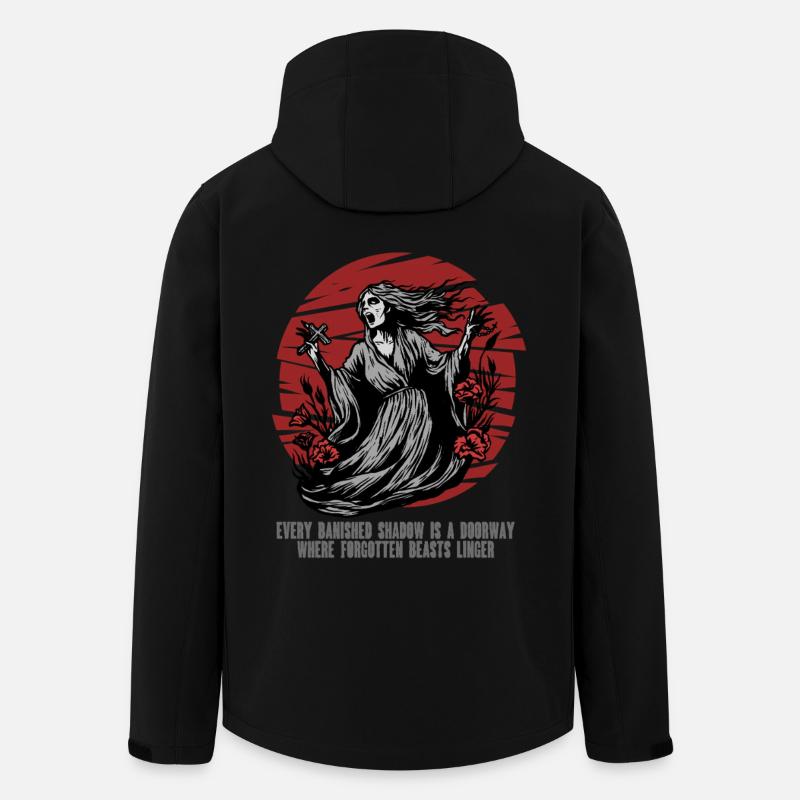 Banshee Mythological Creatures - Men’s Recycled Softshell Jacket by Stanley/Stella - black